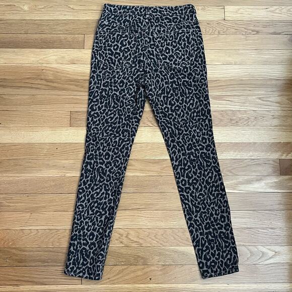 J. Crew Denim Leopard Print Jeans - Size 25 - Picture 5 of 5